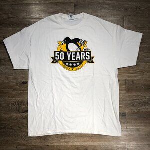 Pittsburgh Penguins Men XL T-shirt 2017 Gildan Foxs Pizza Den NHL Stanley Cup